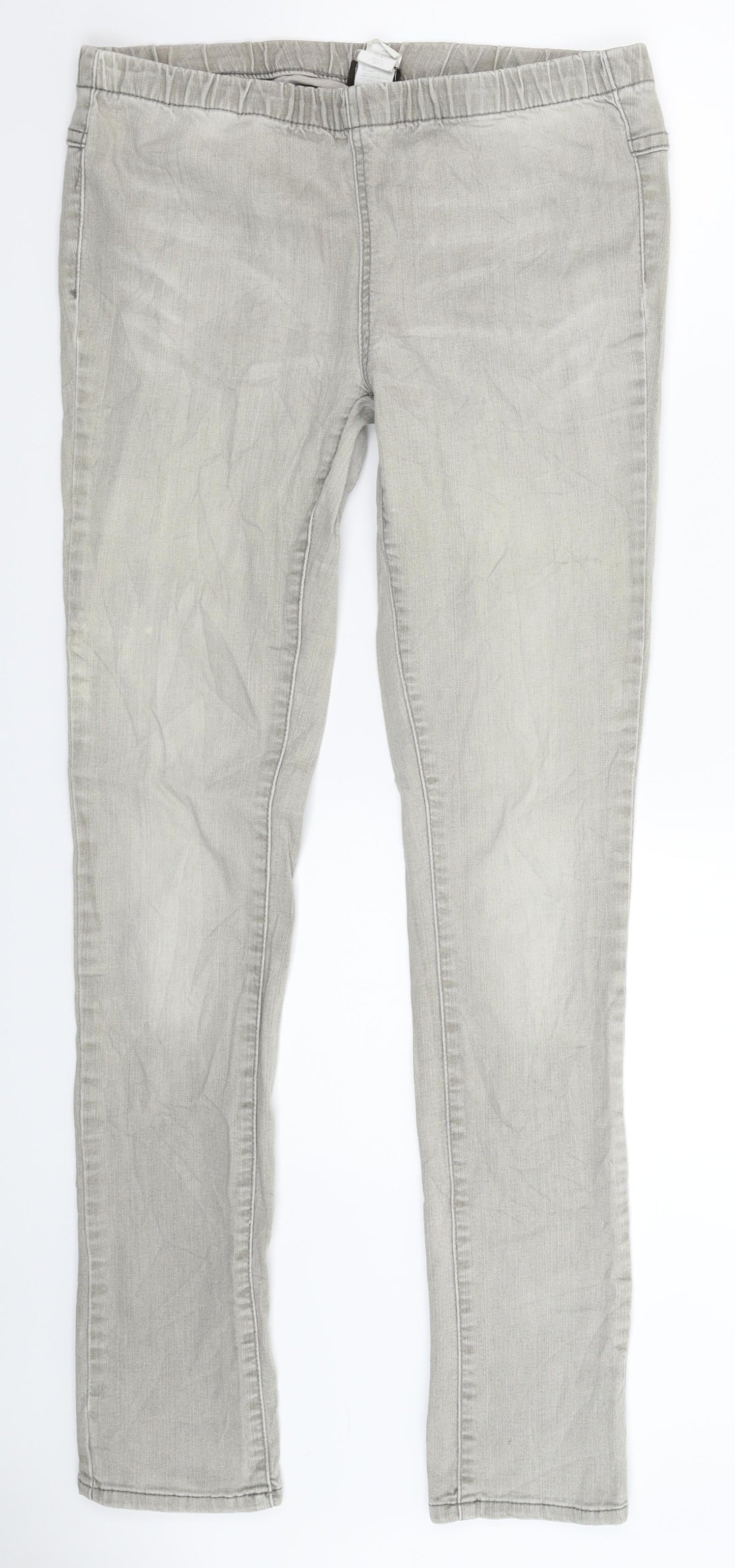 Womens UK Size 32 in Pieces Extra-Slim Fit Jegging Grey Jeans