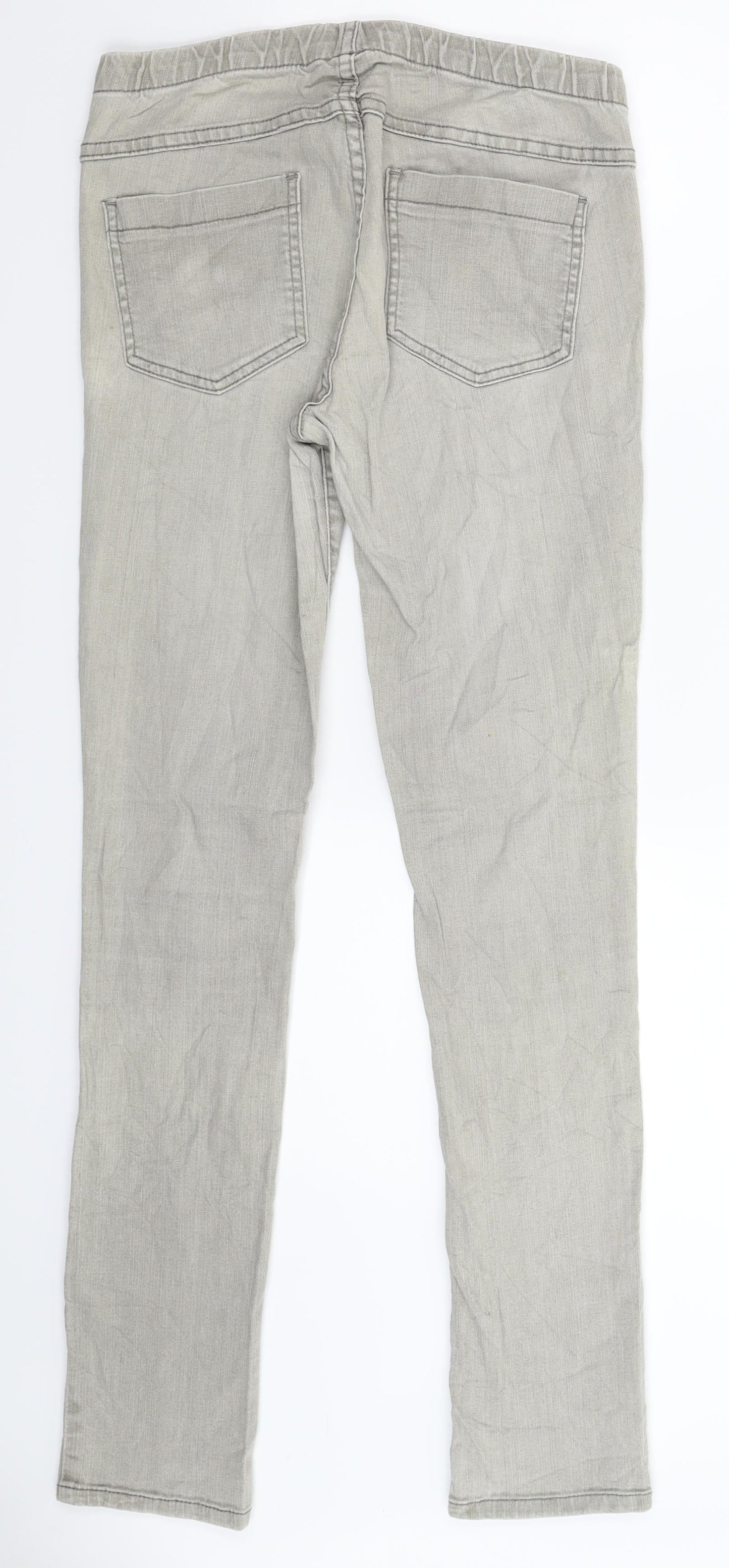 Womens UK Size 32 in Pieces Extra-Slim Fit Jegging Grey Jeans