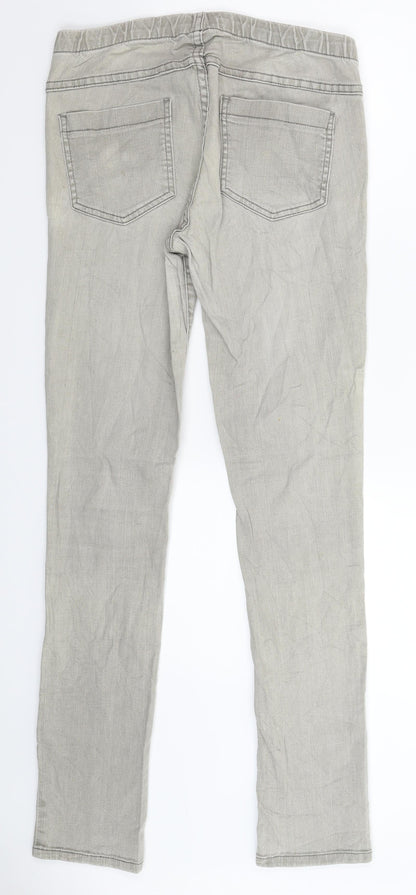Womens UK Size 32 in Pieces Extra-Slim Fit Jegging Grey Jeans
