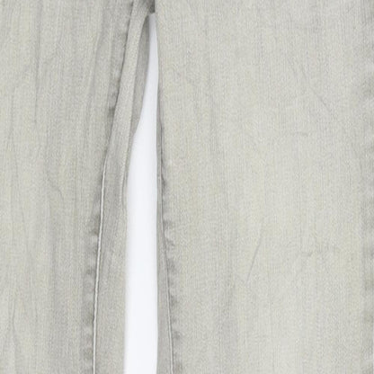 Womens UK Size 32 in Pieces Extra-Slim Fit Jegging Grey Jeans