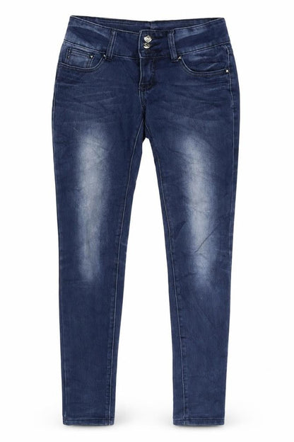 Dolce & Rosa Womens Blue  Denim Skinny Jeans Size 28 in L30 in