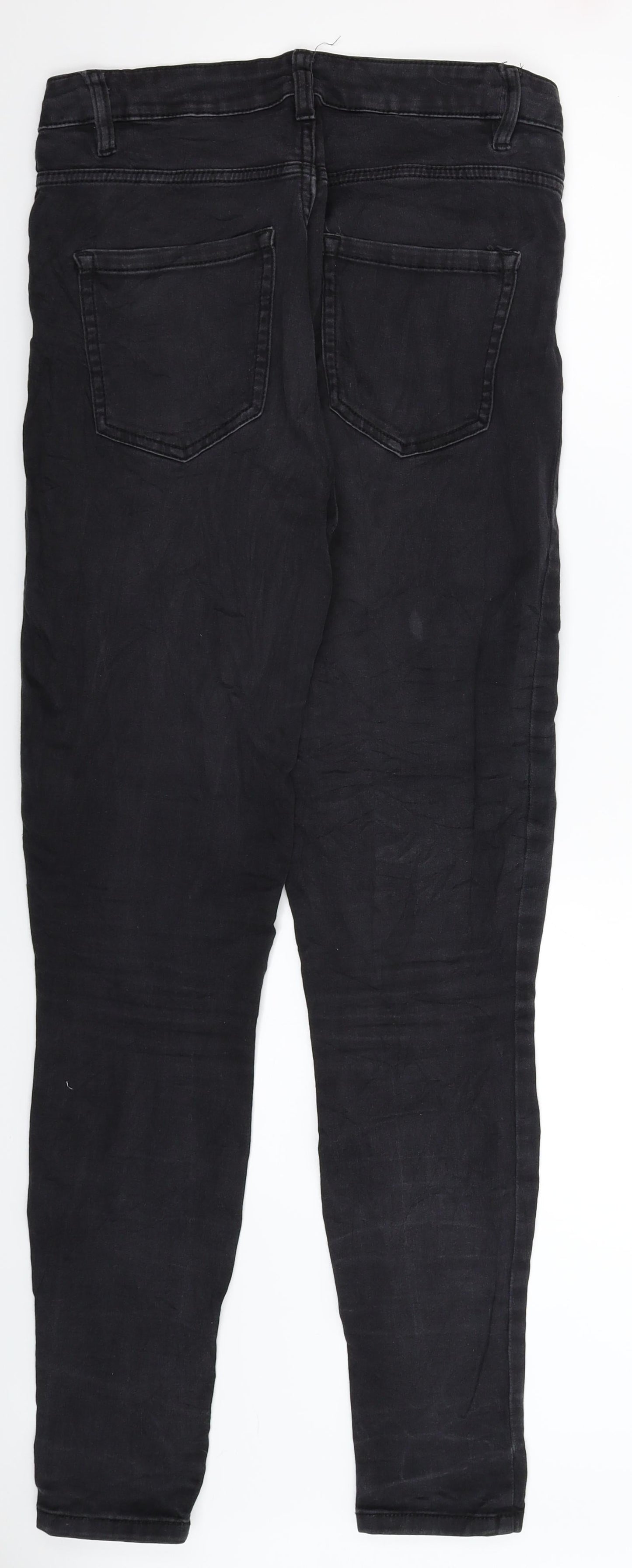Womens UK Size 10 Preworn Extra-Slim Fit Jegging Black Jeans