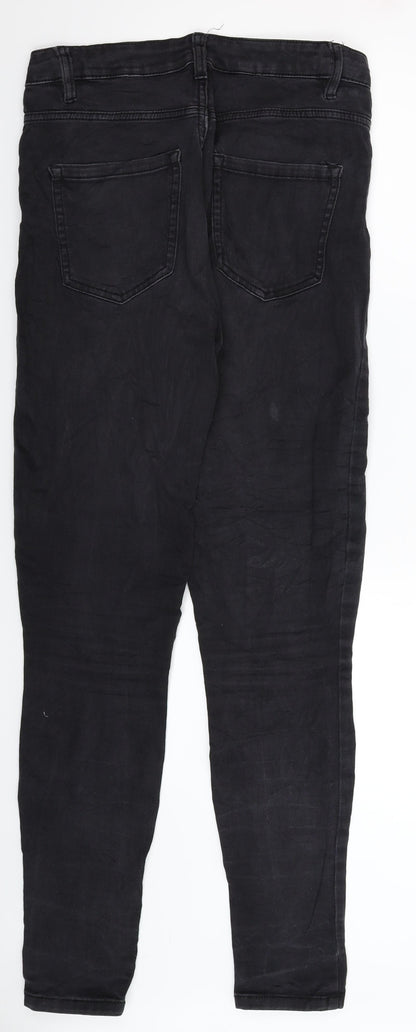Womens UK Size 10 Preworn Extra-Slim Fit Jegging Black Jeans