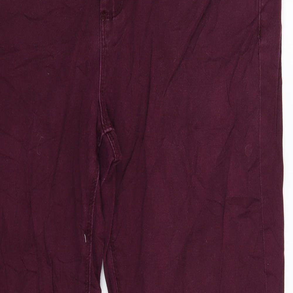 Kappahl Womens Purple  Denim Skinny Jeans Size 34 in L27 in