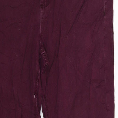 Kappahl Womens Purple  Denim Skinny Jeans Size 34 in L27 in