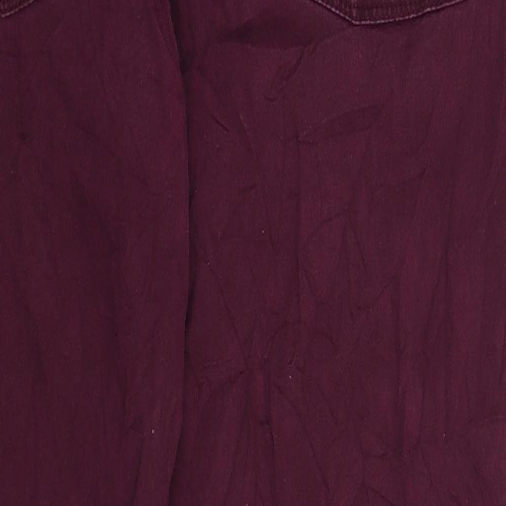 Kappahl Womens Purple  Denim Skinny Jeans Size 34 in L27 in