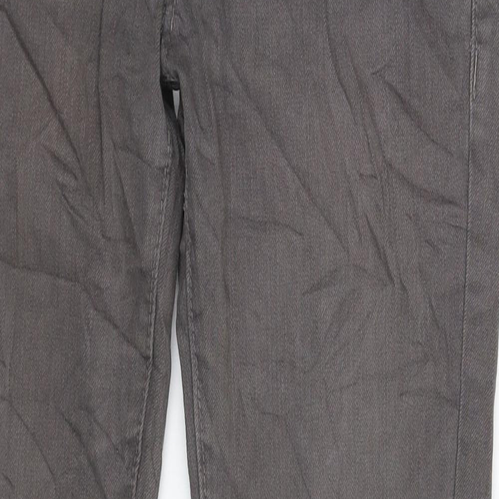 Bershka Womens Grey  Denim Skinny Jeans Size 10 L28 in