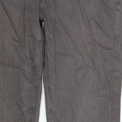Bershka Womens Grey  Denim Skinny Jeans Size 10 L28 in