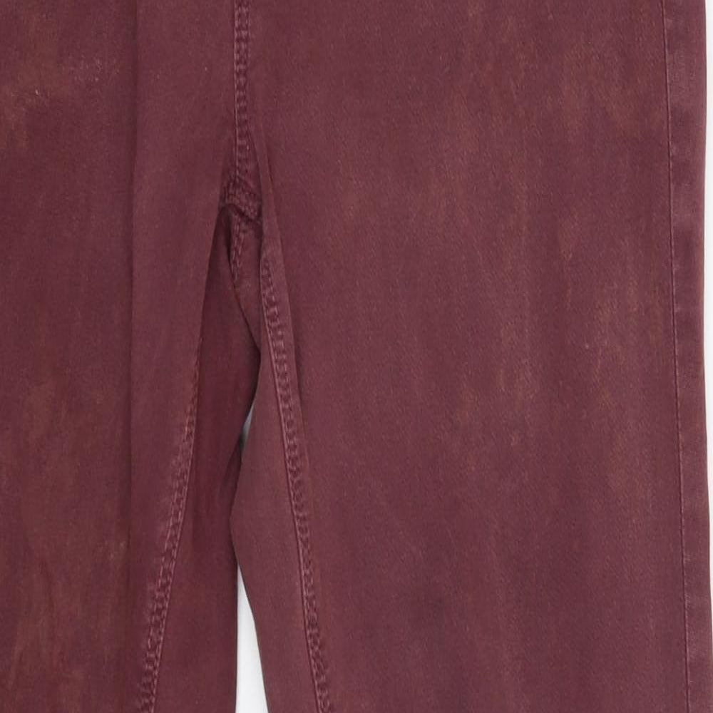 United Colors of Benetton Womens Brown  Denim Skinny Jeans Size 28 in L29 in