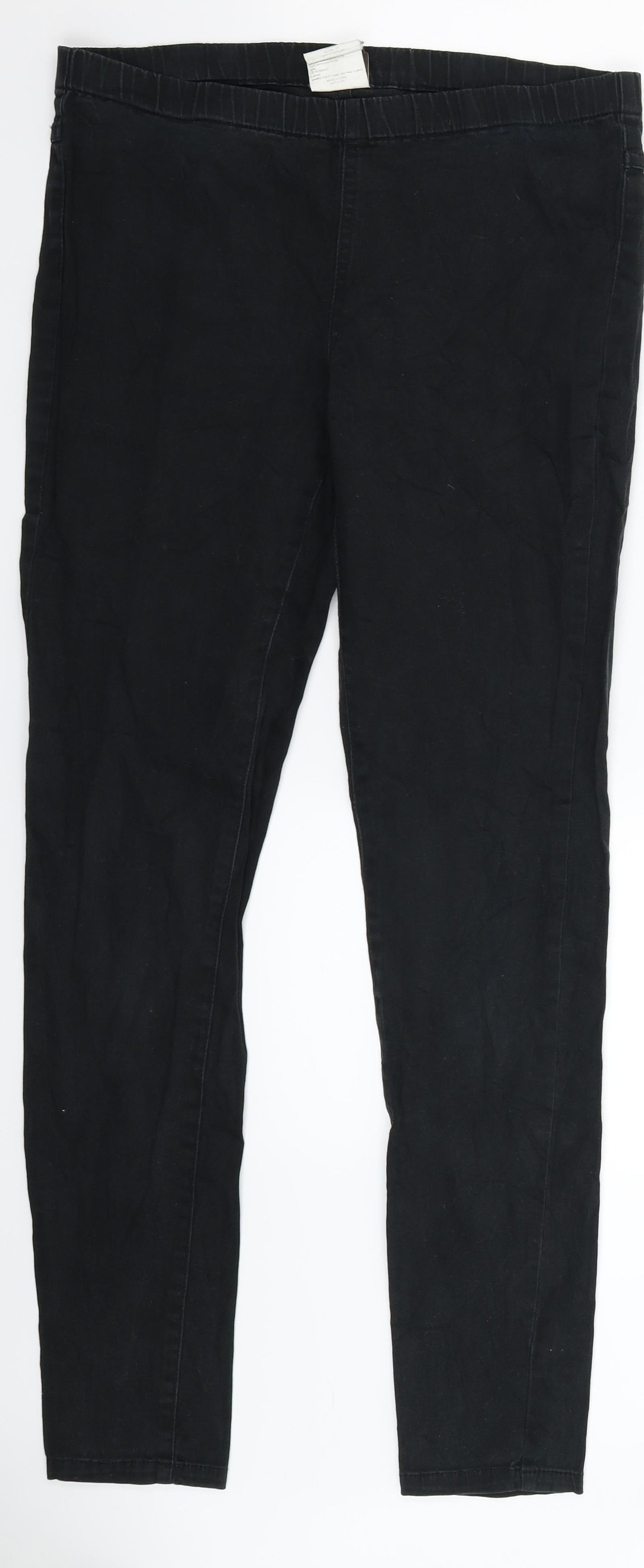 Womens UK Size 32 in Pieces Extra-Slim Fit Jegging Black Jeans
