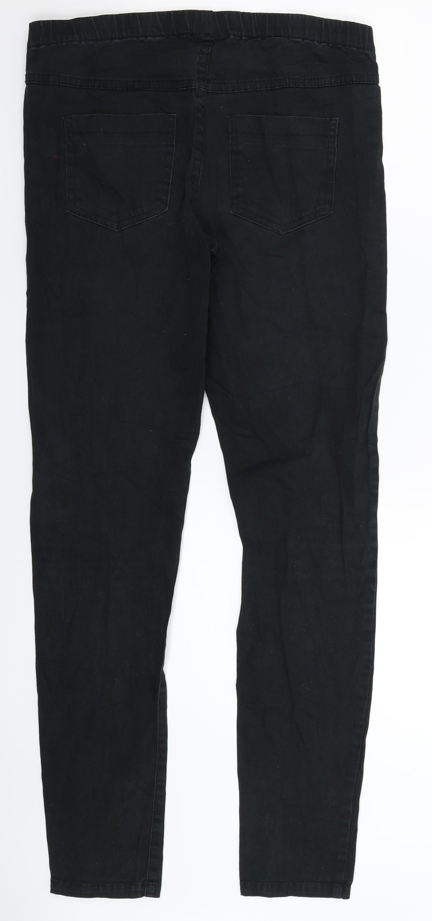Womens UK Size 32 in Pieces Extra-Slim Fit Jegging Black Jeans