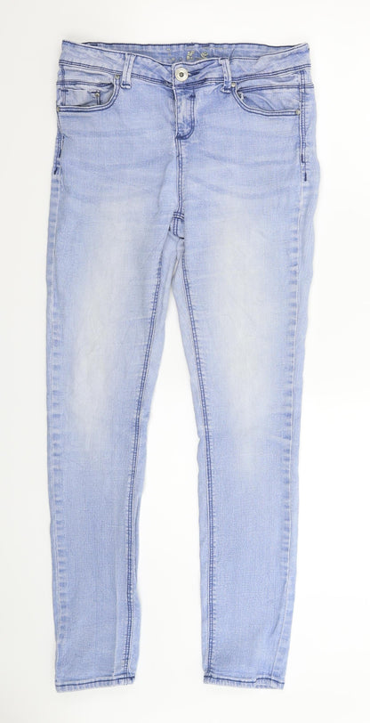 Denim Co Womens Blue  Denim Jegging Jeans Size 10 L28 in