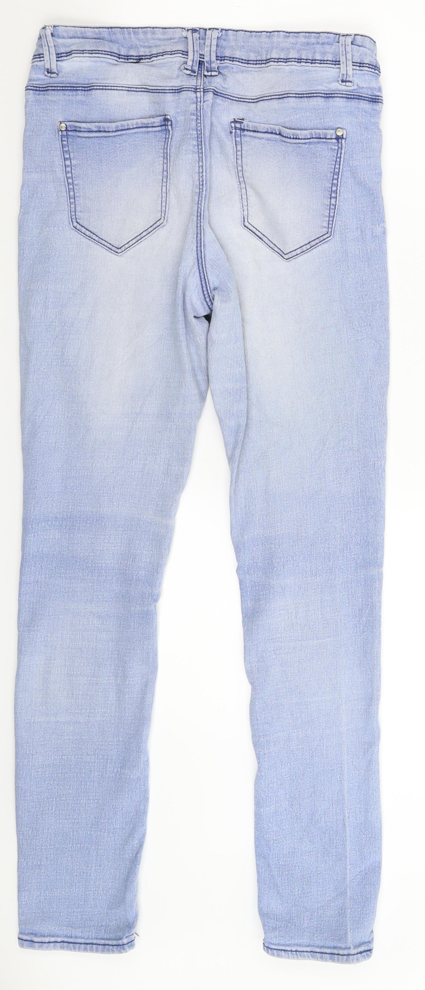 Denim Co Womens Blue  Denim Jegging Jeans Size 10 L28 in