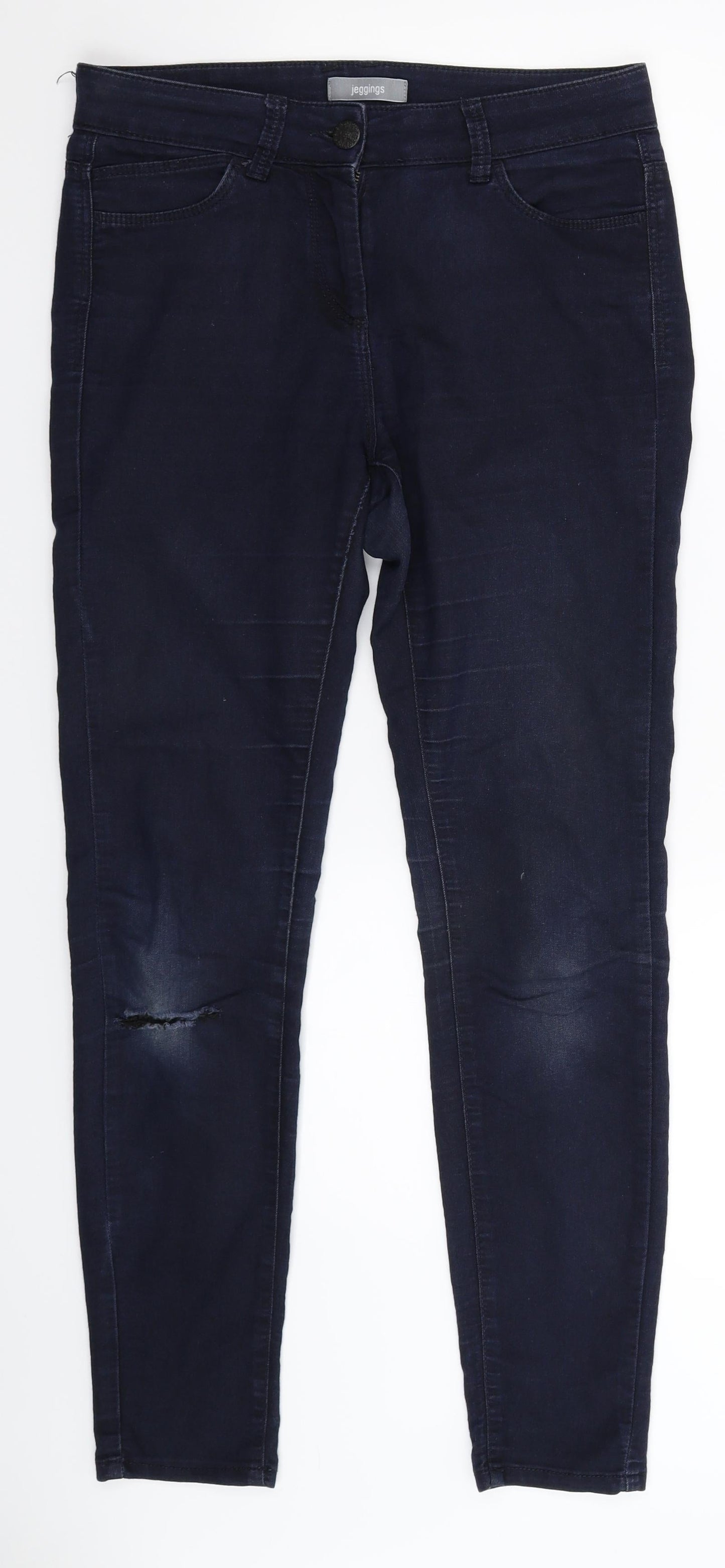 Womens UK Size 10 Marks and Spencer Extra-Slim Fit Jegging Blue Jeans