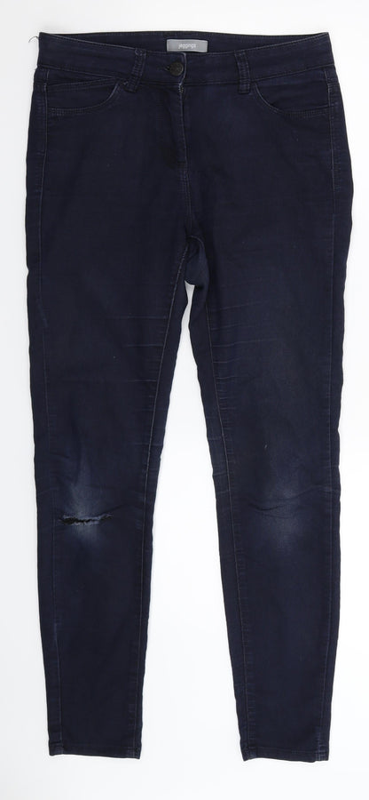 Womens UK Size 10 Marks and Spencer Extra-Slim Fit Jegging Blue Jeans