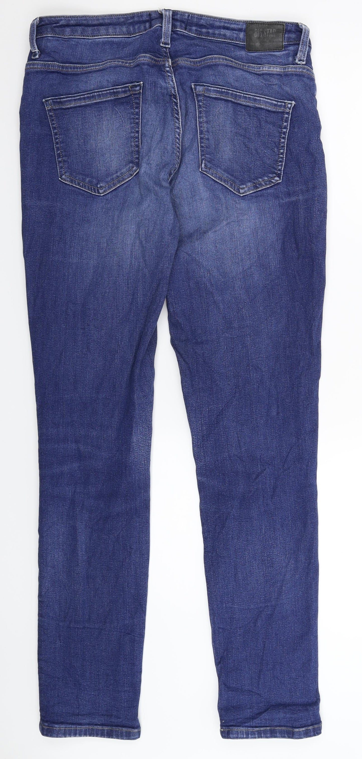 Womens UK Size 34 in BIG STAR Extra-Slim Fit Skinny Blue Jeans