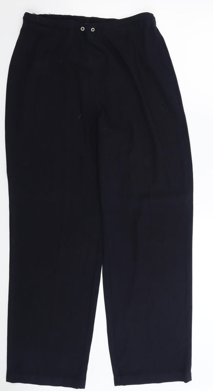 Womens UK Size 14 Marks and Spencer Regular Fit  Blue Trousers