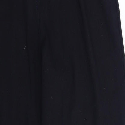 Womens UK Size 14 Marks and Spencer Regular Fit  Blue Trousers