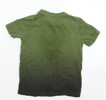 TU Boys Green   Basic T-Shirt Size 3 Years