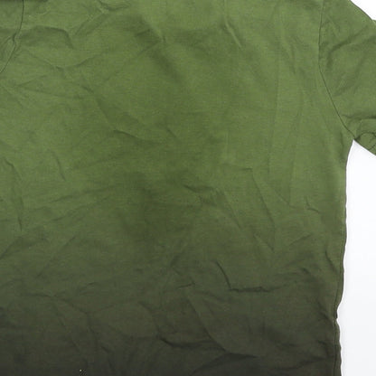 TU Boys Green   Basic T-Shirt Size 3 Years