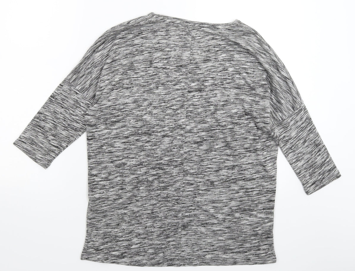 Vero Moda Womens Grey  Knit Pullover Jumper Size S