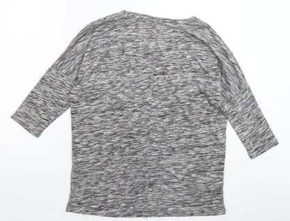 Vero Moda Womens Grey  Knit Pullover Jumper Size S