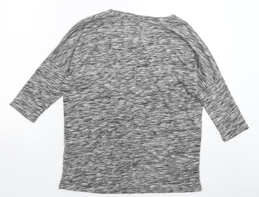 VERO MODA Womens Grey  Knit Pullover Jumper Size S