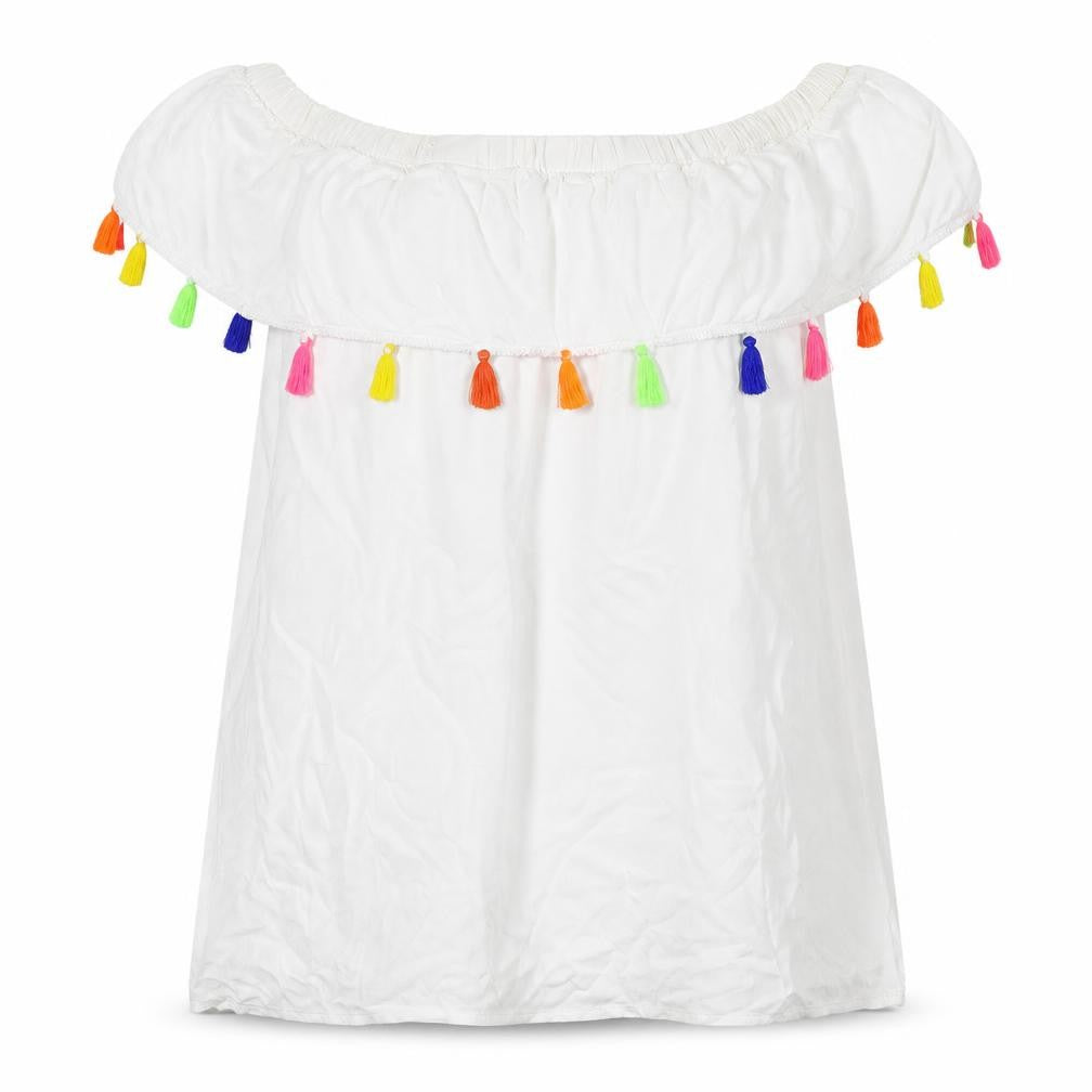 Womens UK Size 8 Boohoo White Basic Blouse