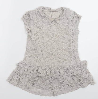 TU Girls Grey Floral  Mini  Size 10 Years