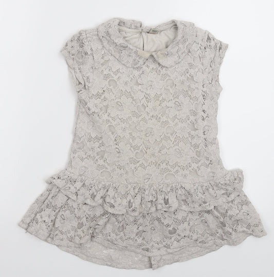 TU Girls Grey Floral  Mini  Size 10 Years