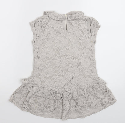TU Girls Grey Floral  Mini  Size 10 Years