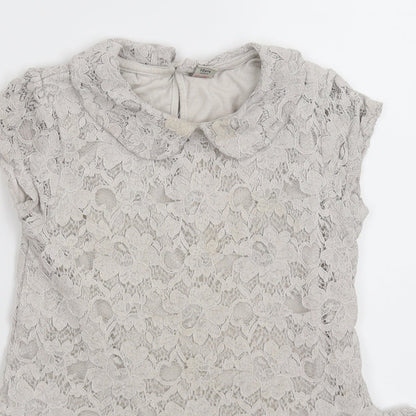 TU Girls Grey Floral  Mini  Size 10 Years
