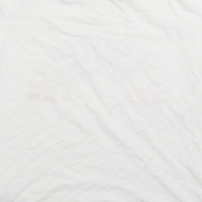 Womens UK Size 8 Marks and Spencer White Basic T-Shirt