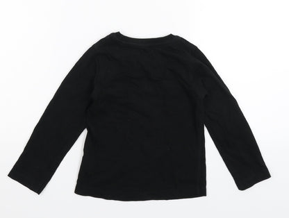 Next Boys Black   Basic T-Shirt Size 3 Years