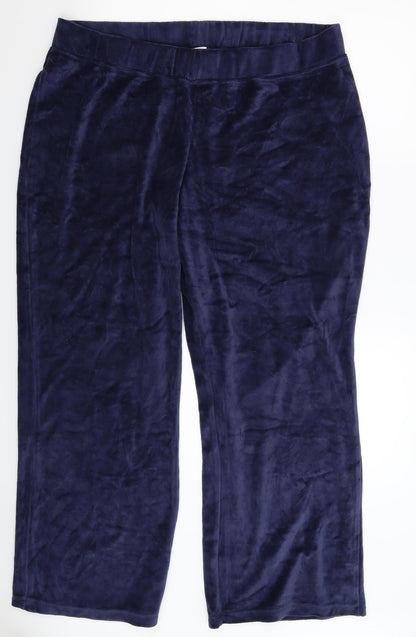 Womens UK Size 42 in Preworn Regular Fit  Blue Trousers
