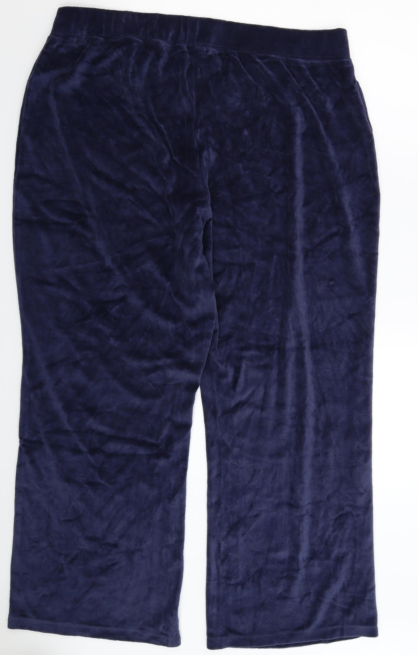 Womens UK Size 42 in Preworn Regular Fit  Blue Trousers