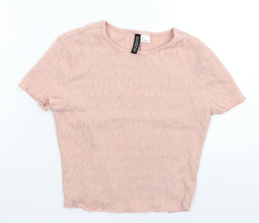 Divided Womens Pink   Basic T-Shirt Size S