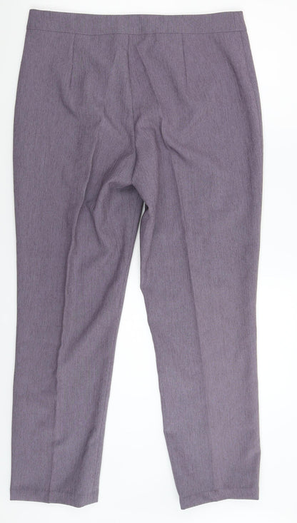 Womens UK Size 34 in Preworn Regular Fit  Grey Trousers