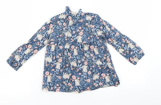 TU  Black Floral  Fit & Flare  Size 18 Months