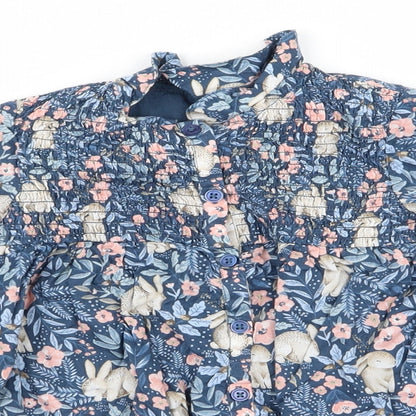 TU  Black Floral  Fit & Flare  Size 18 Months