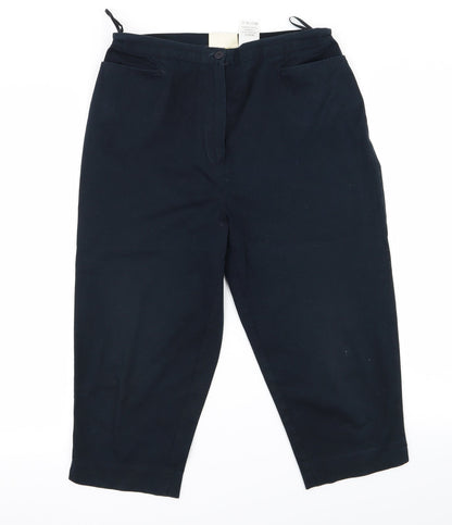 Womens UK Size 10 Bonmarché Regular Fit  Black Trousers