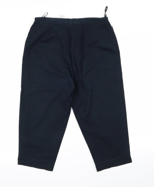 Womens UK Size 10 Bonmarché Regular Fit  Black Trousers