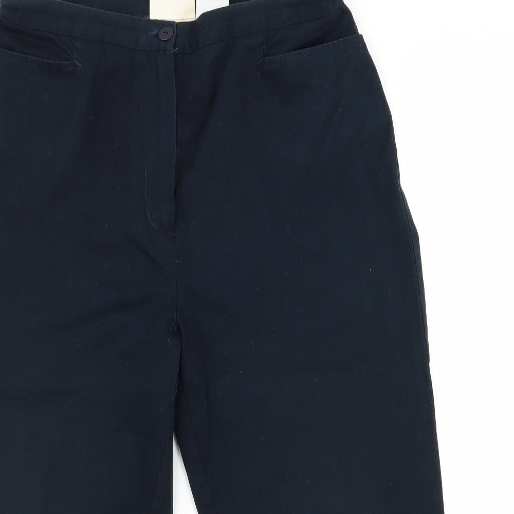 Womens UK Size 10 Bonmarché Regular Fit  Black Trousers