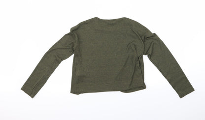 new look  Girls Green   Pullover Jumper Size 14 Years