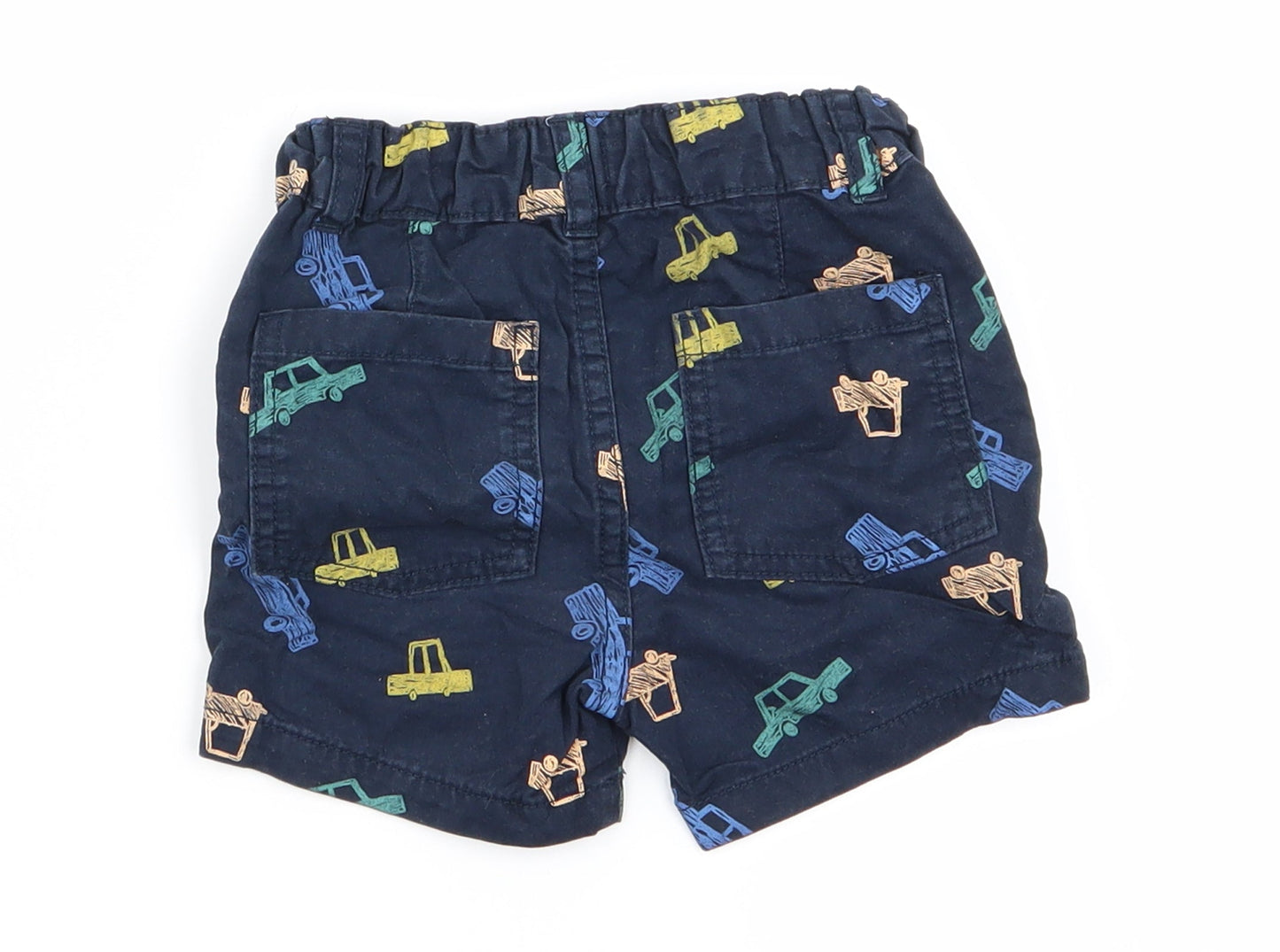 F&F Boys Black   Bermuda Shorts Size 2 Years - tractor