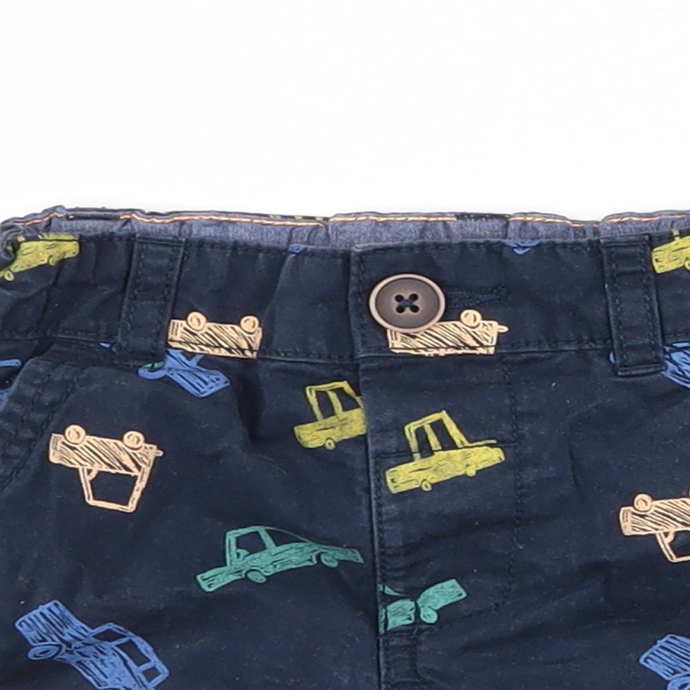 F&F Boys Black   Bermuda Shorts Size 2 Years - tractor