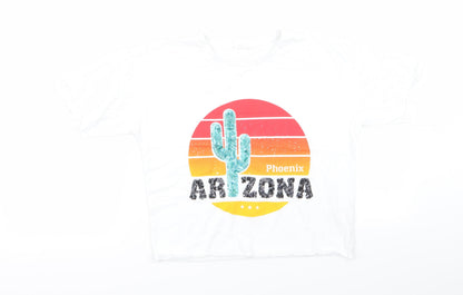 Candy Girls White   Basic T-Shirt Size 13 Years  - arizona