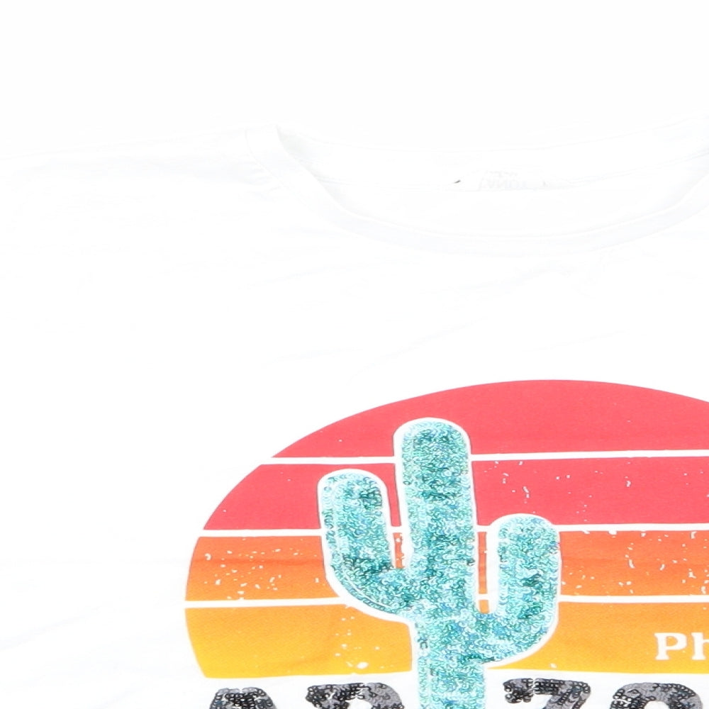 Candy Girls White   Basic T-Shirt Size 13 Years  - arizona