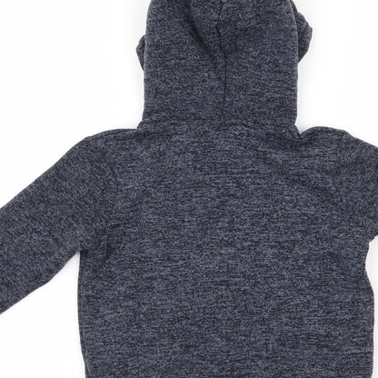 so cute Boys Blue   Full Zip Hoodie Size 5 Years  - Bear