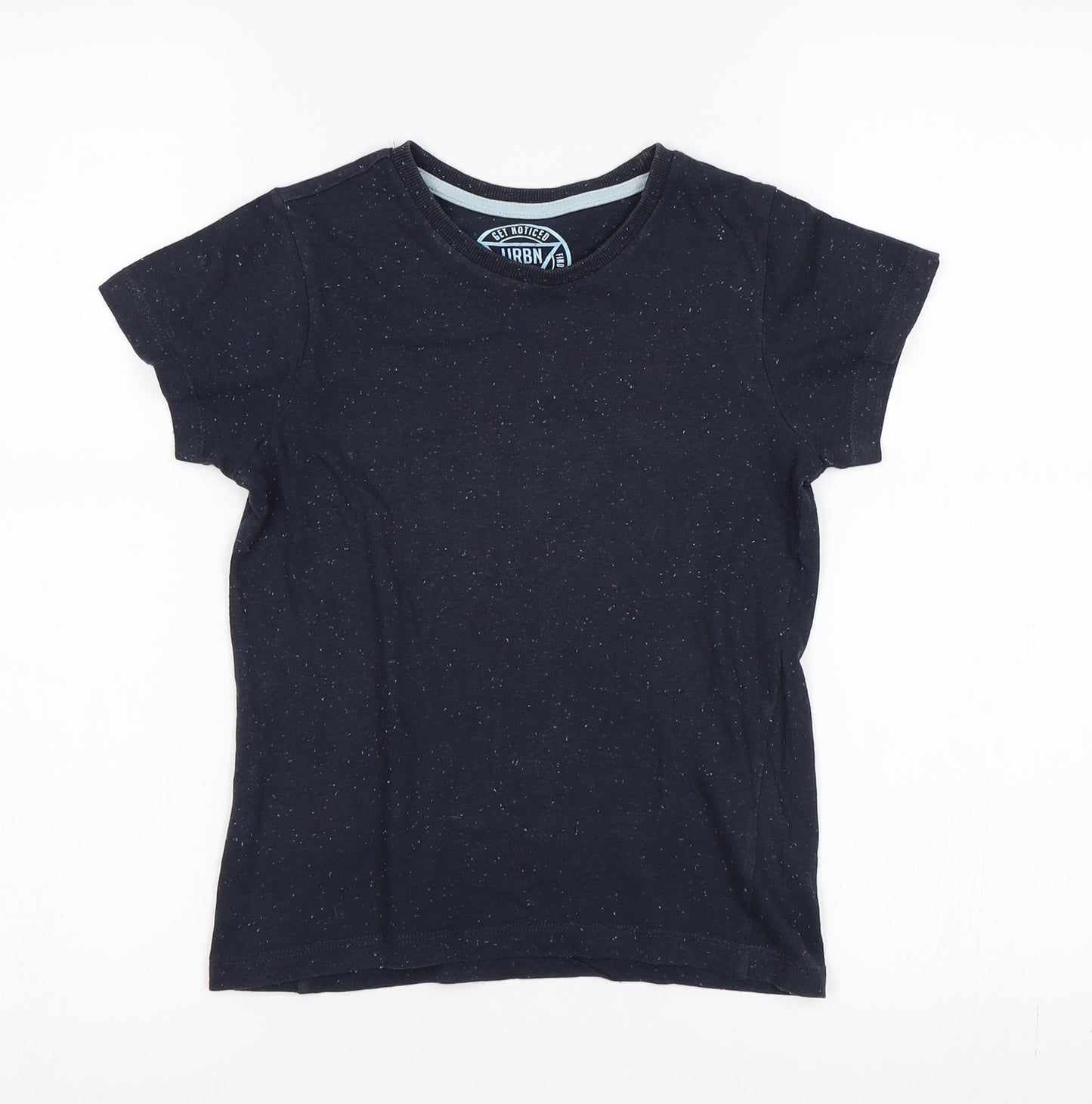 Matalan Boys Blue   Basic T-Shirt Size 7 Years
